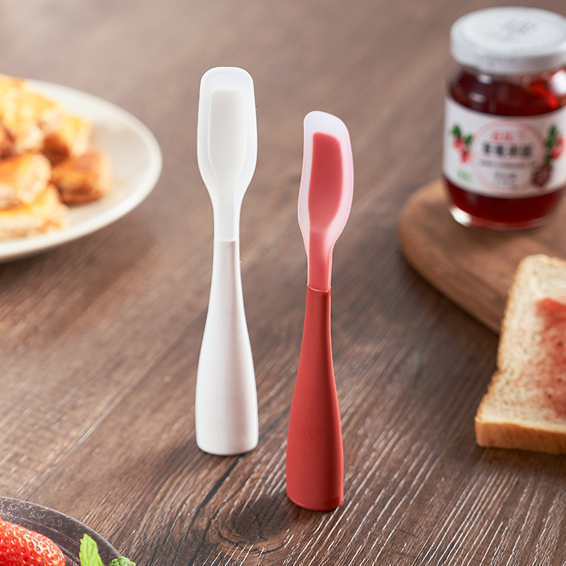 可立式果酱刮勺厨房硅胶小勺子
