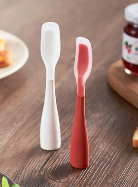 日本硅胶刮刀烘焙奶油多功能抹酱刀厨房迷你铲果酱瓶小刮勺软刮板