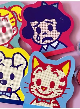 分装 日本osamu goods原田治昭和异形可爱便签盐系装饰手帐素材