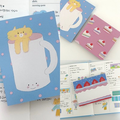 韩国正版tometoyou小猫蛋糕便签