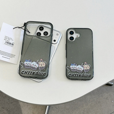 iphone17promax吉伊卡哇闪粉机壳