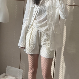 lp极简休闲老钱风亚麻收腰衬衣外套 轻奢高级感 春秋外穿 设计感