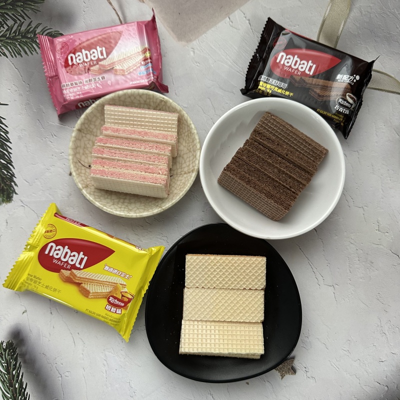 印尼进口纳宝帝nabati丽芝士威化饼干网红解馋小零食休闲食品小吃