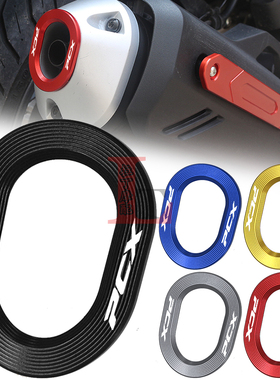 适用于本田PCX160改装排气管尾盖消声器保护罩防烫防磕碰壳装饰板