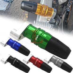 适用川崎忍者NINJA500 Z500改装排气防摔球后轮防倒支撑杆保护杠