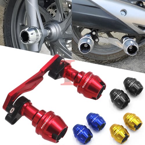 豪爵UHRUFR150改装前后防摔球