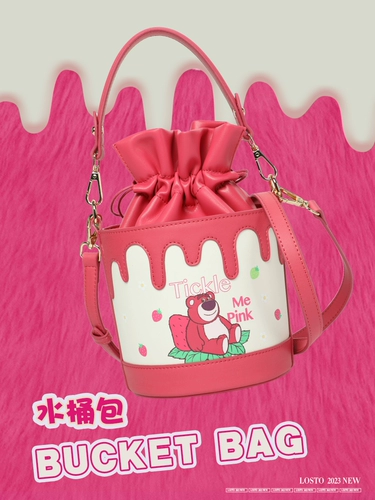 Дисней, клубника, вместительная и большая сумка на одно плечо, универсальная милая сумка подмышку, комплект