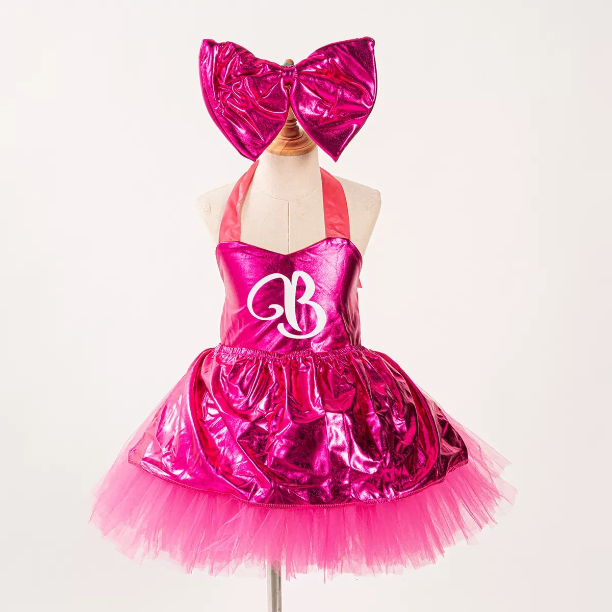 外贸新款芭比连衣裙tutu dress儿童表演cos连衣裙角色扮演tutu裙