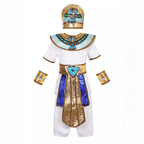 外贸埃及法老艳后服装儿童角色扮演cos演出服套装裙六一表演服装