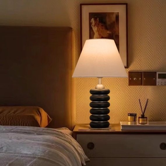 旭呈复古轻奢温馨台灯卧室法式美式新中式现代主卧边柜实木床头灯,家装灯饰光源,装饰台灯,淘宝优惠券,粉丝福利购,淘宝优惠卷