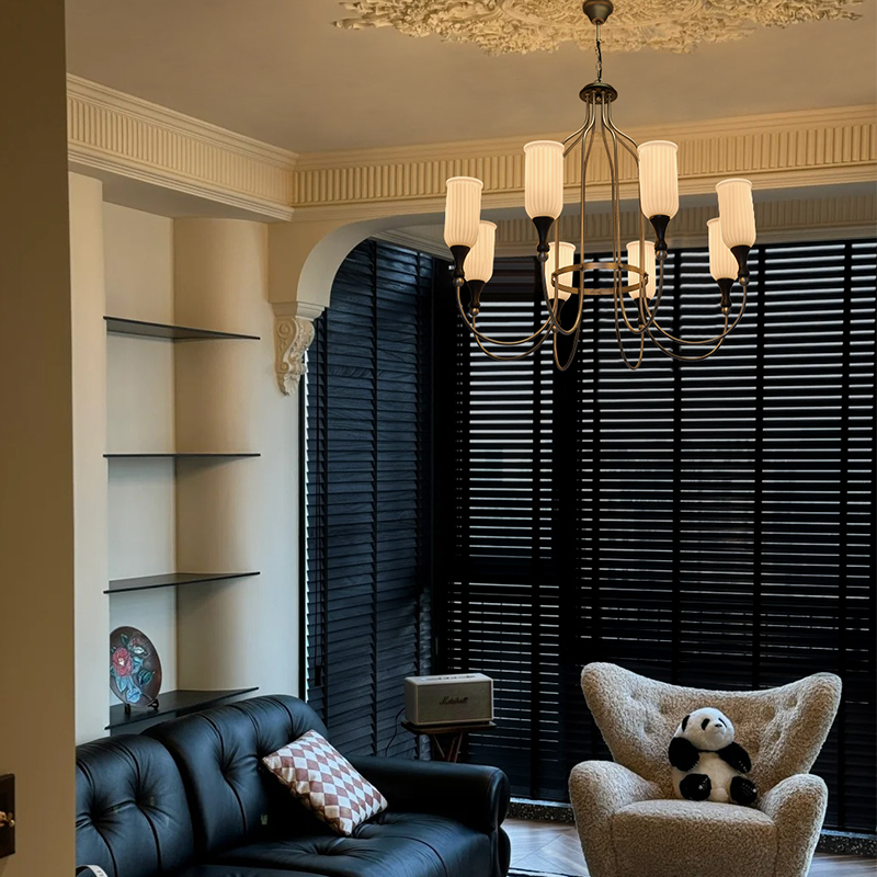 旭呈法式复古轻奢客厅灯大吊灯