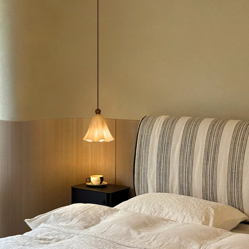 旭呈法式卧室床头小吊灯覆古中古风高级感轻奢玄关镜前灯吊线 线