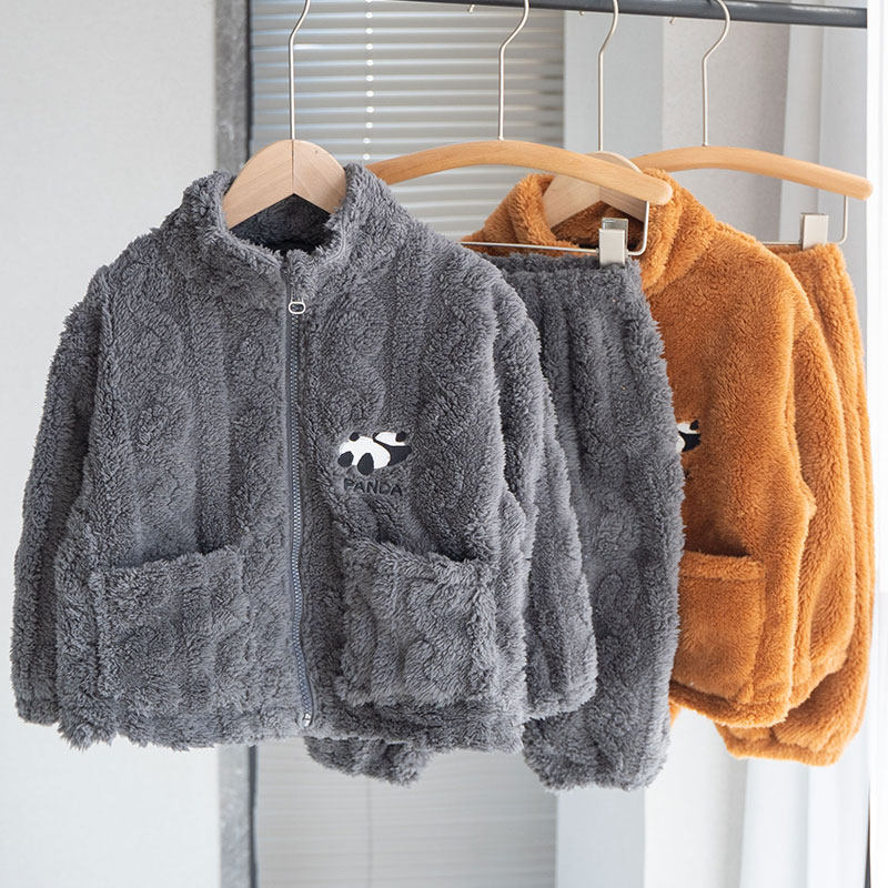 儿童睡衣男童冬季家居服