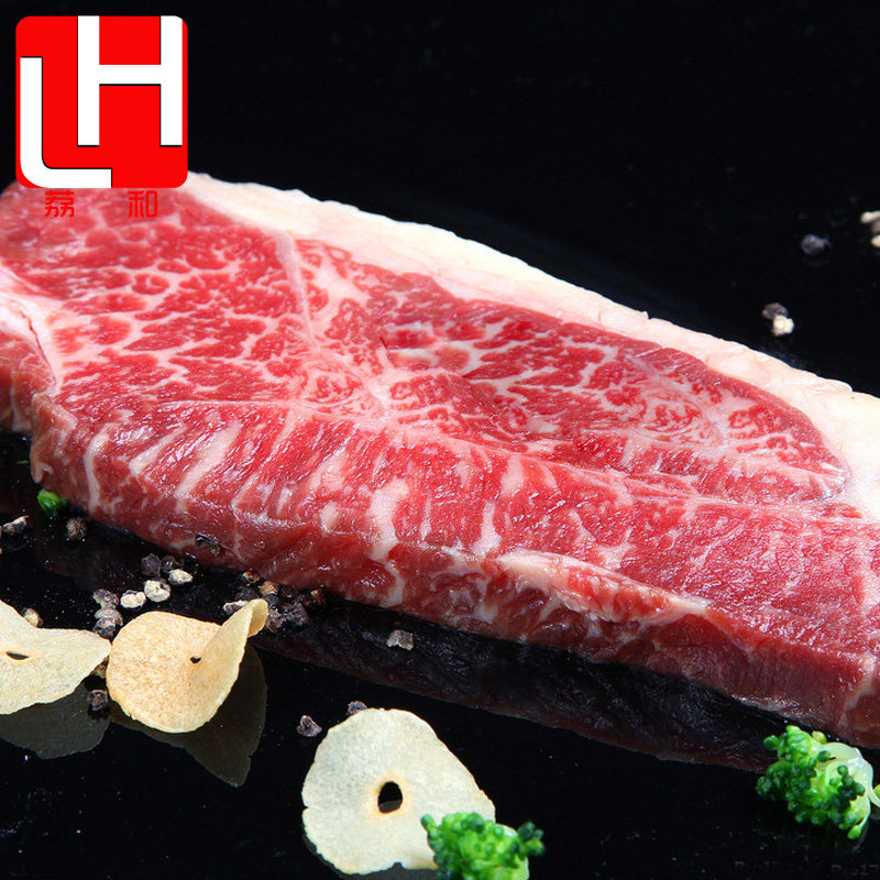 澳洲安格斯西冷 谷饲雪花冷冻牛排去骨牛外脊原切牛扒 进口640厂