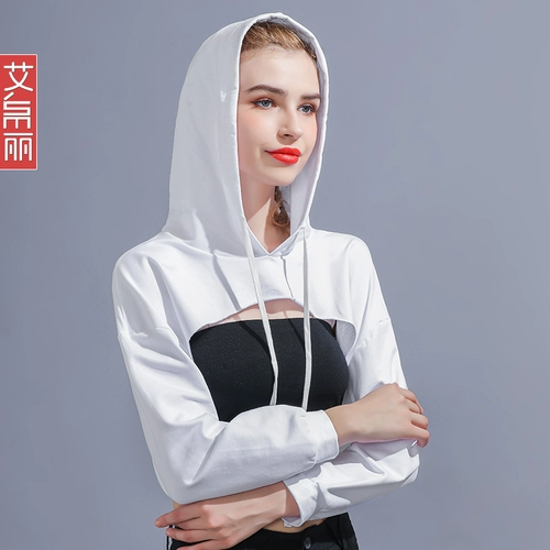 Фальшивый воротник, демисезонный свитшот с капюшоном, универсальная хлопковая толстовка