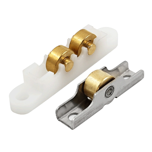 塑钢纱窗滑轮沙窗轮子轨道纱门铝合金窗户配件门窗滚轮金刚网推拉