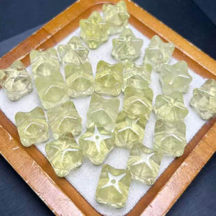 天然黄水晶梅尔卡巴 约13毫米 diy配饰简约百搭礼物