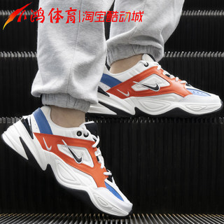 小鸿体育 Nike M2K Tekno 白蓝橙 走秀款 休闲老爹鞋 AV4789-100