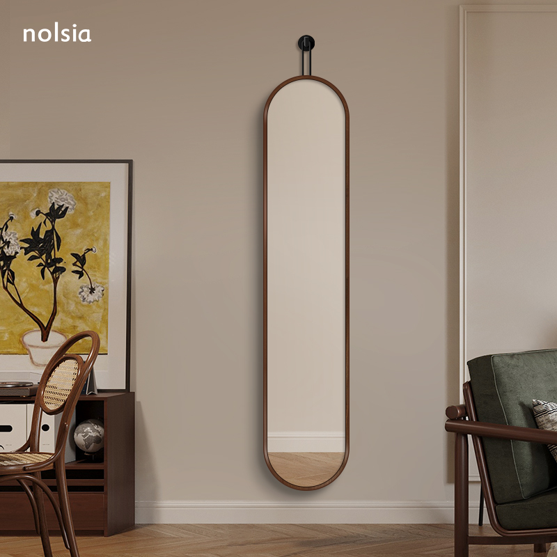 中古悬挂式极窄异形全身镜小户型