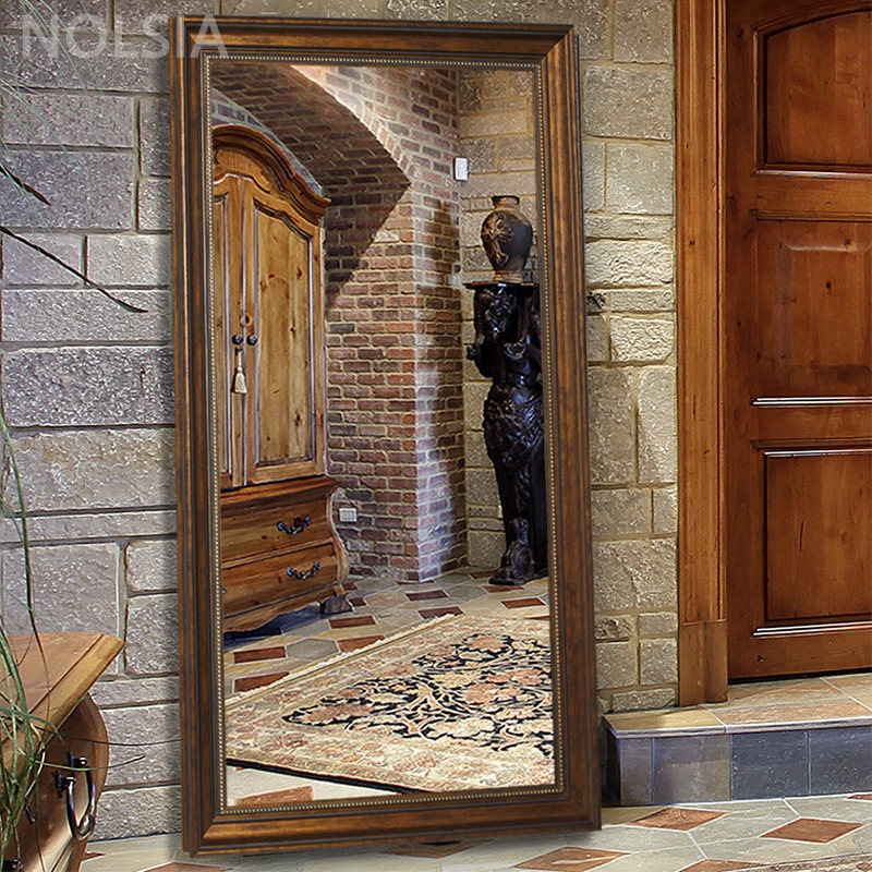 American style Mirror European style Dressing Mirror Retro Super large whole body Length mirror household Wall hanging couture mirrorin the Residential furniture , Mirrors , Mirror  category - from Buy2taobao.com to provide professional Taobao agent buy service