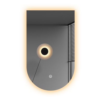 异形通顶智能镜子卫生间带灯除雾