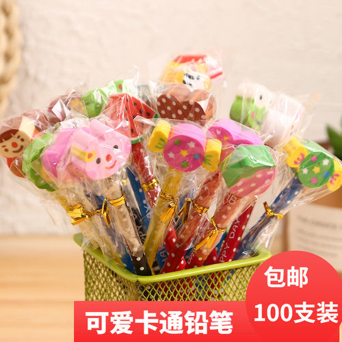 卡通小动物hb铅笔小学生礼品