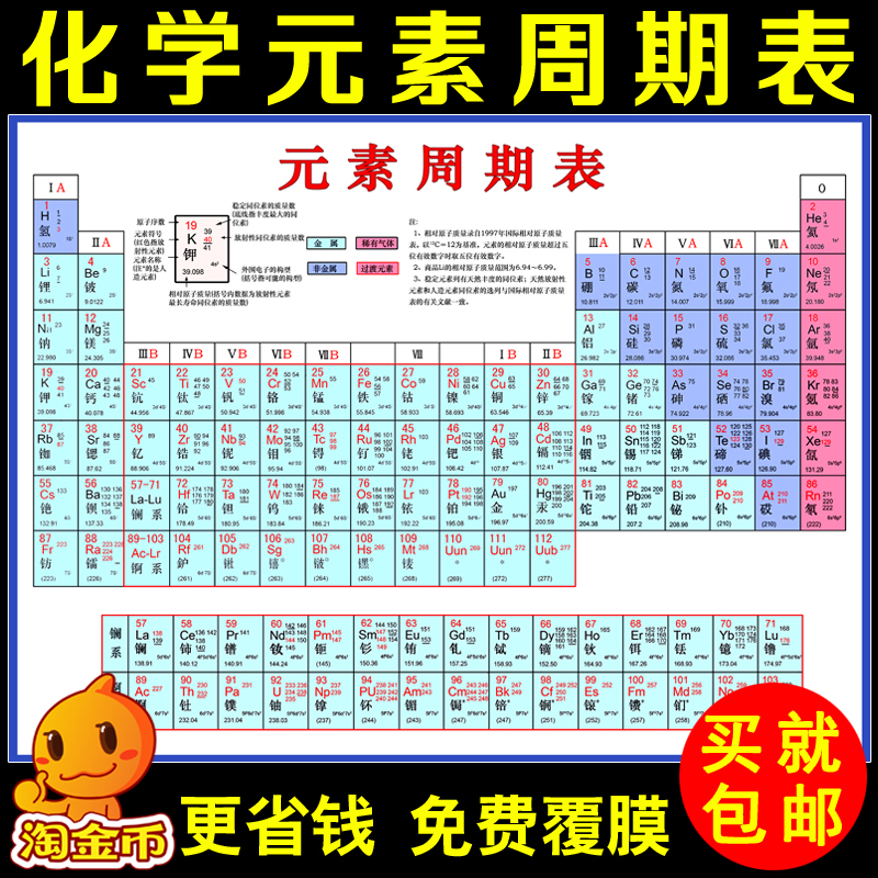new edition Chemical elements Periodic Table Poster Campus Culture Propaganda poster element Periodic Table Wall stickers pp Glue stickerin the Personalized custom/Design Services/DIY , Daily/Decorative custom , Photo/Poster printing  category - from Buy2taobao.com to provide professional Taobao agent buy service