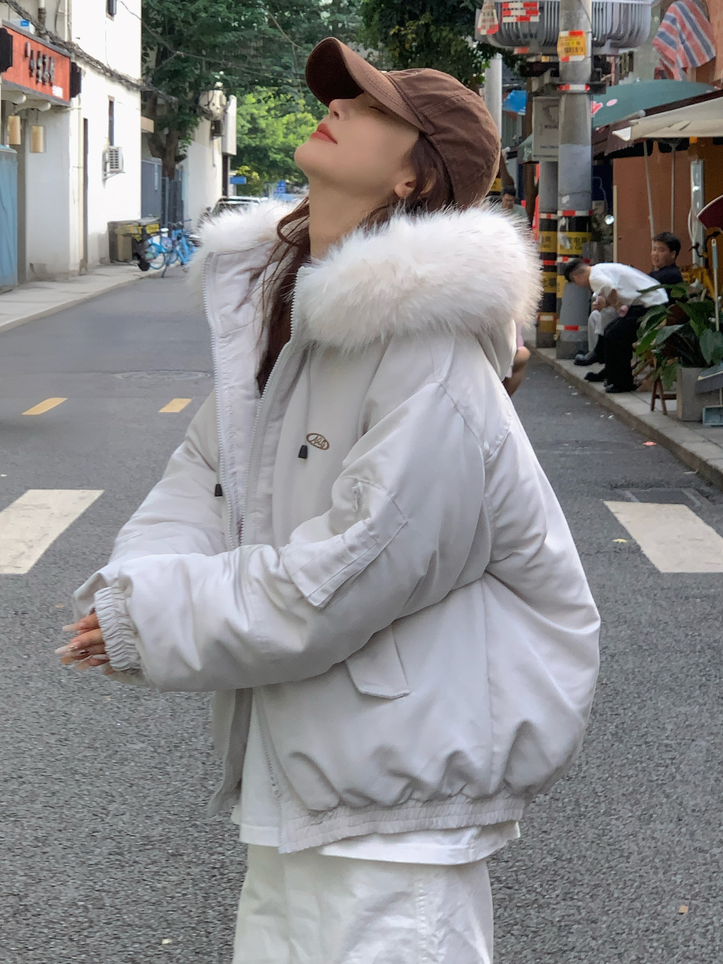 棉服女2025冬季新款学生加厚保暖棉衣派克服棉袄超好看小个子外套