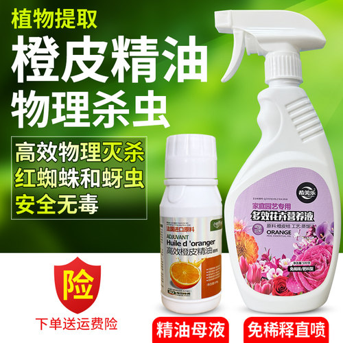 橙皮精油物理杀虫无毒
