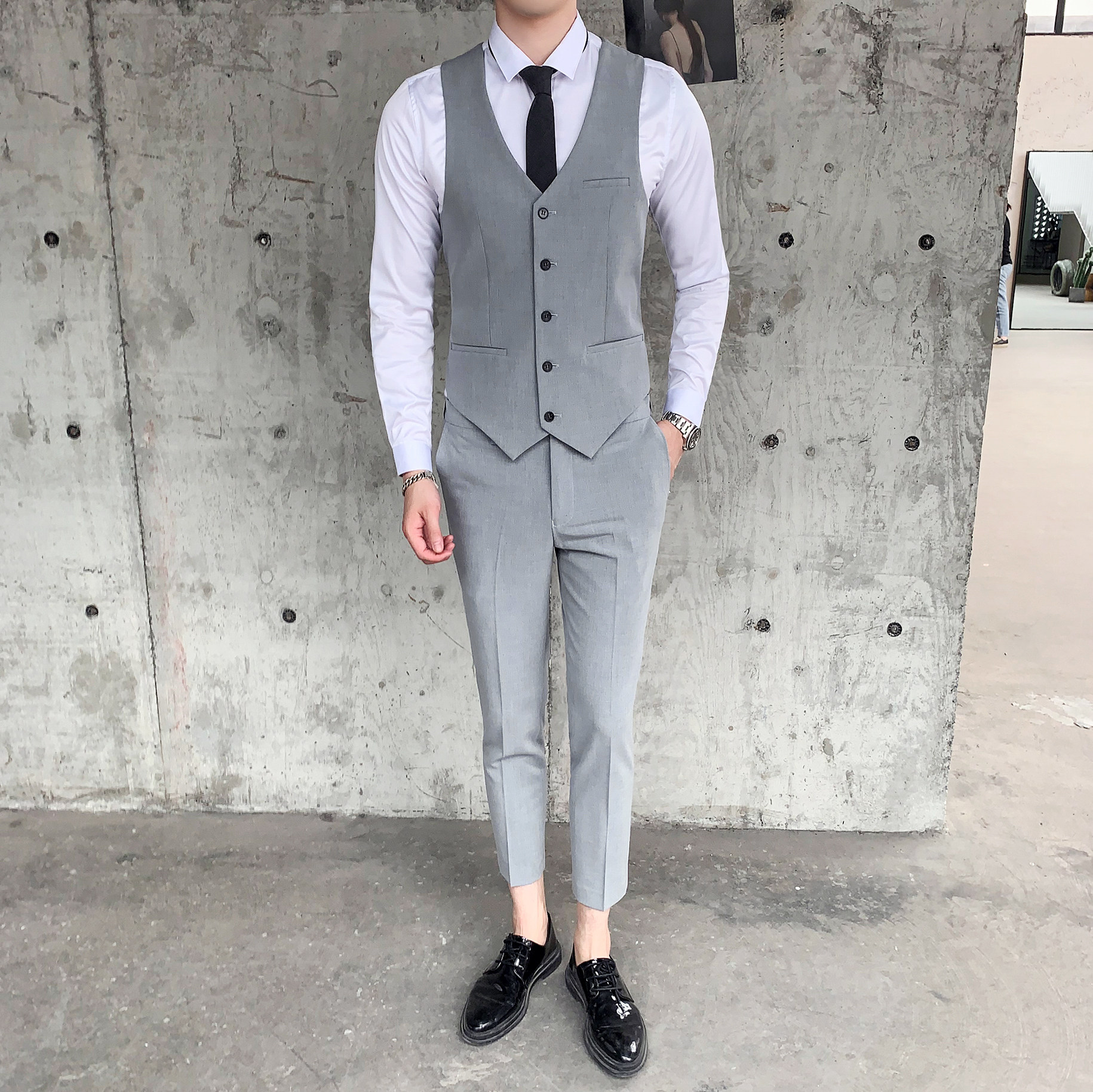 夏季西装马甲韩版修身潮流西服马夹商务坎肩背心1012-M802-P60,男装背心/马甲,星座1012