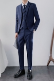 秋冬新款轻奢男士商务西装套装礼服西服三件套SJT851-P260，男装西服套装，星座1012