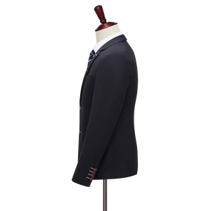 紫色西装男士套装三件套修身西服SJT839-P185上衣95马甲40裤子50图片