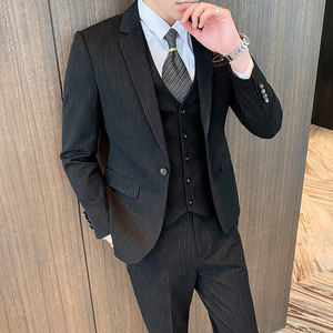 秋冬新款男士英伦西服套装男三件套修身帅气礼服SJT820-P260,男装西服套装,星座1012