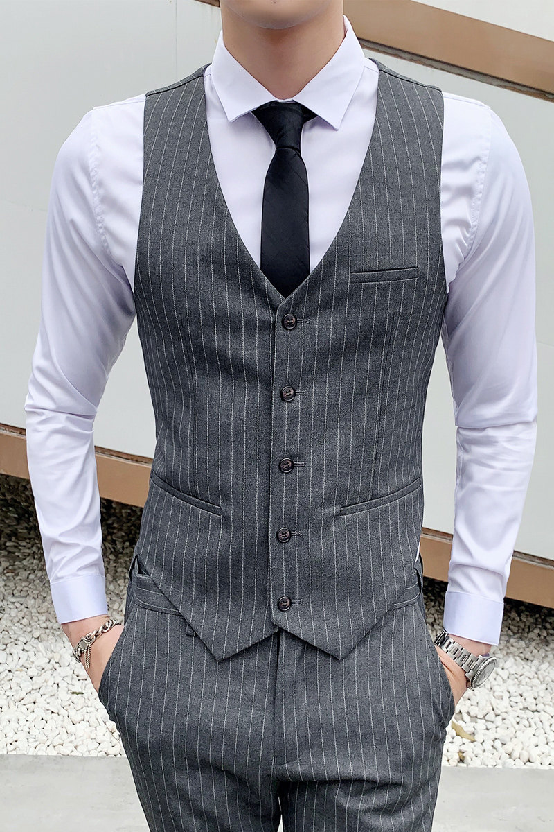 秋冬新款英伦风马甲男士修身韩版马夹发型师工装潮M813-P60,男装工装外套,星座1012