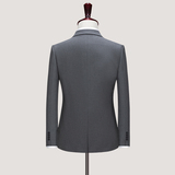 西装男套装新郎结婚礼服职业商务休闲西服精致英伦风805-P260，男装西服套装，星座1012