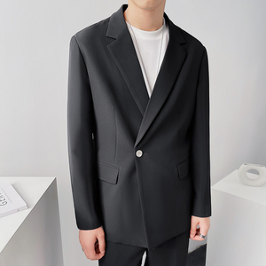 春夏薄款宽松西装两件套轻熟西服外套夹克上衣LJT857-P180图片