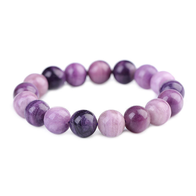 天然新矿苏纪石舒俱来手链苏萤石单圈手串水晶饰品