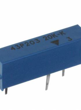 M43P203KB40【TRIMMER 20KOHM 0.75W PC PIN SIDE】