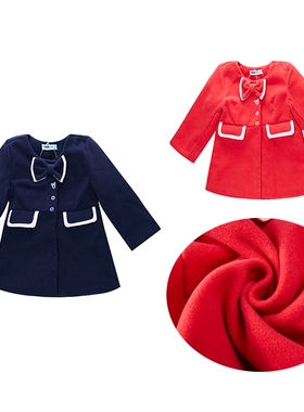 清仓促销特价!非常小鱼26908女童装秋冬季夹棉加厚妮子外套大衣