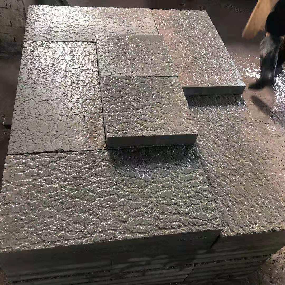 青石板庭院地砖复古建青砂岩荔枝面仿古做旧菠萝面拉丝凿面老石板