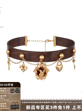 SUMIYAKI琥珀天使系列皮革项链