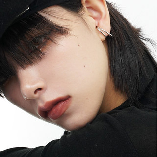 SUMIYAKI双圈环形耳夹新款潮小众个性设计耳骨夹简约百搭耳饰女酷