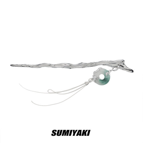 sumiyaki原创发簪镀金新中式