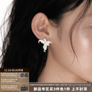 SUMIYAKI 纯白鸢尾花耳环小众设计轻奢高级感耳饰女 苍白诉说系列
