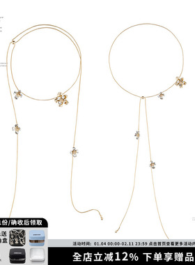 SUMIYAKI丝巾项链抽拉项链可调节