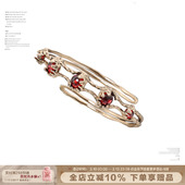 SUMIYAKI 手环 沙丘系列臂环 修身 安可拉红 秋冬时髦感穿搭 超A