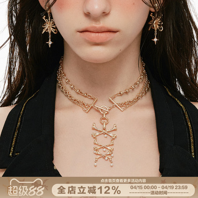 蝶骨系列项链小众轻奢高级choker