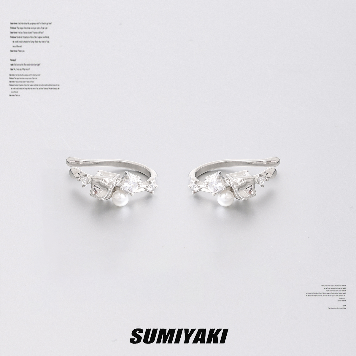 SUMIYAKI熔巖方塊耳夾