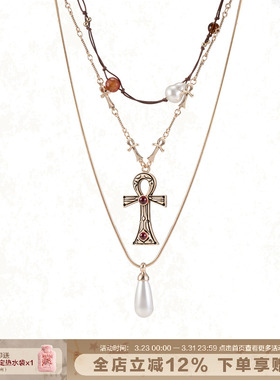 SUMIYAKI生命之匙安卡十字架项链