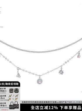 SUMIYAKI涂鸦pig项链锁骨链